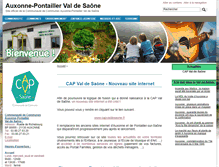 Tablet Screenshot of cc-auxonnevaldesaone.fr